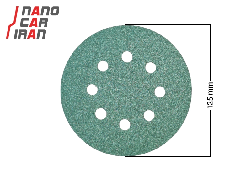 سنباده سایز 125 میلی متری (5 اینچ) ولکر درجه زبری P120 Volker 125mm Sanding Disc P120 Grit